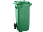 CONTENEDOR con tapa ruedas sin pedal VERDE 120L